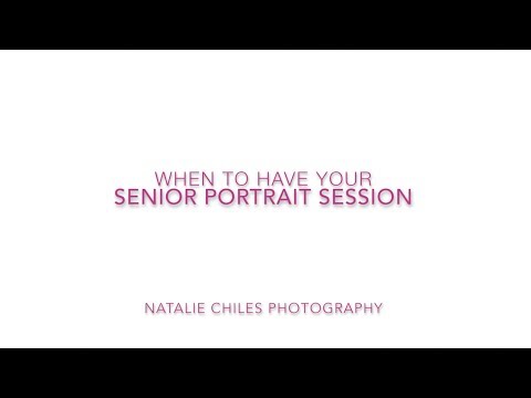 When to Have Your Senior Session