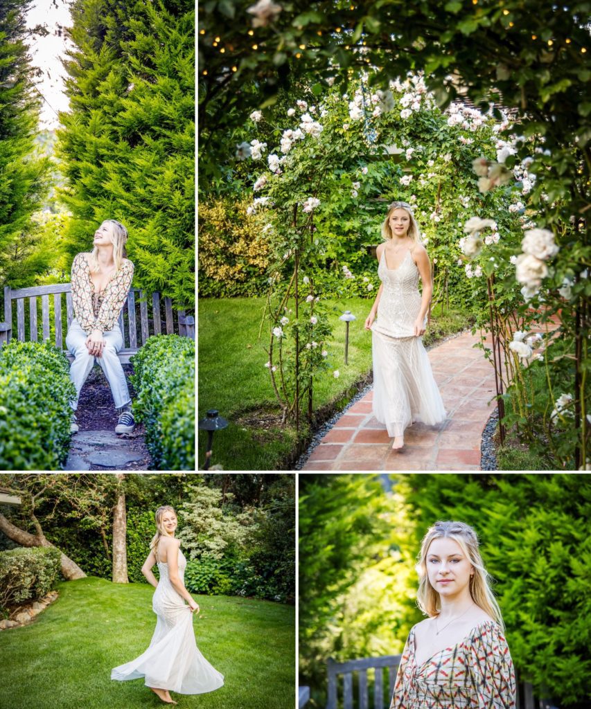 Collage of photos taken at local San Diego homes