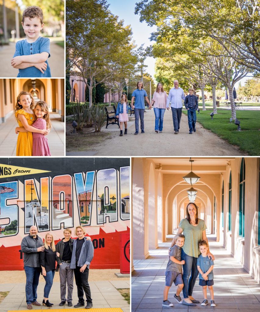 Collage of photos taken in Liberty Station